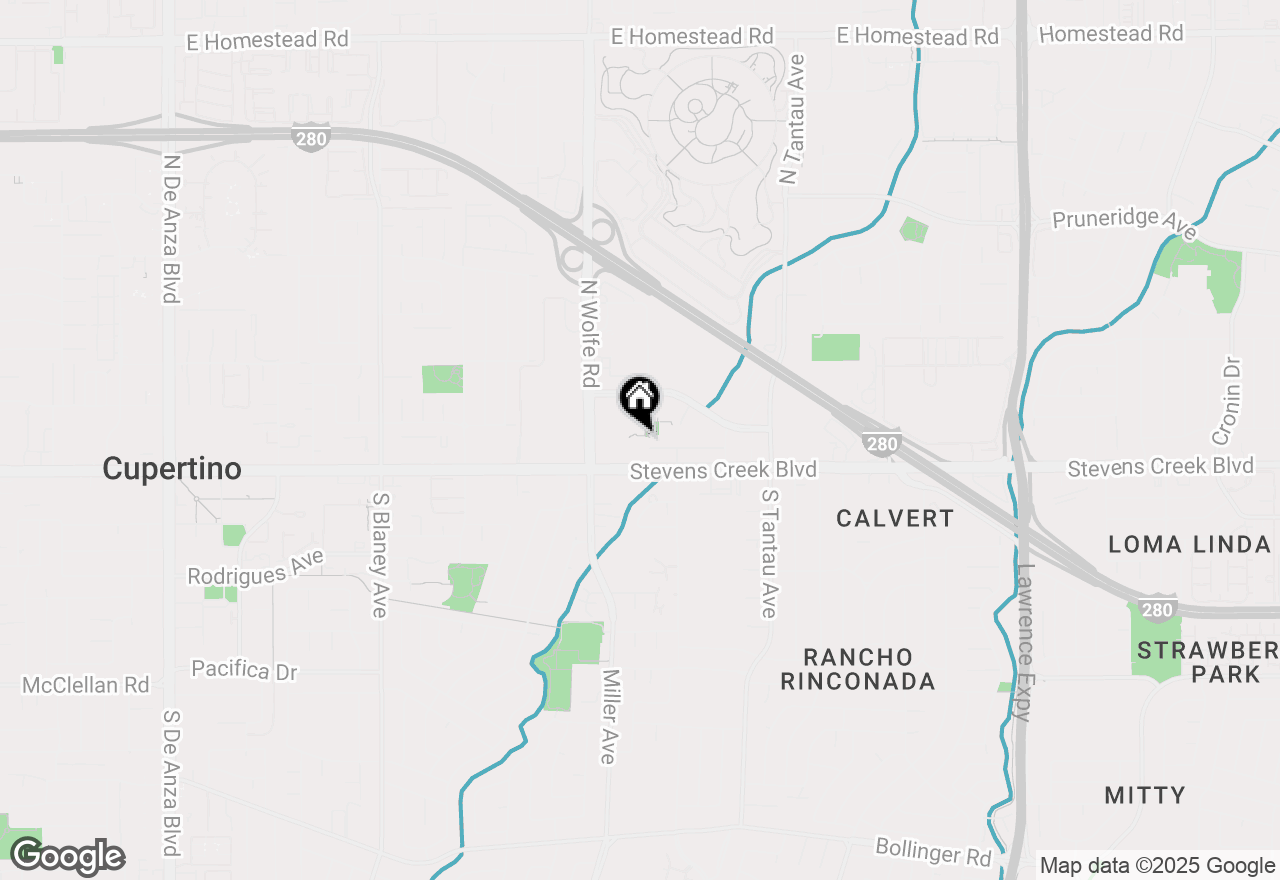 Map of 19503 Stevens Creek Boulevard #126, Cupertino, CA 95014