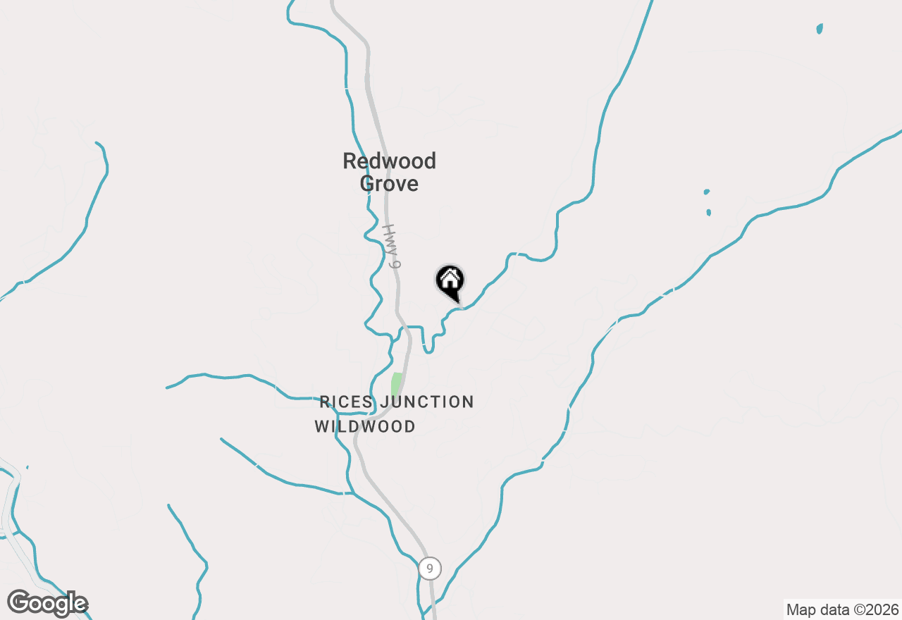 Map of 383 Riverview Drive, Boulder Creek, CA 95006