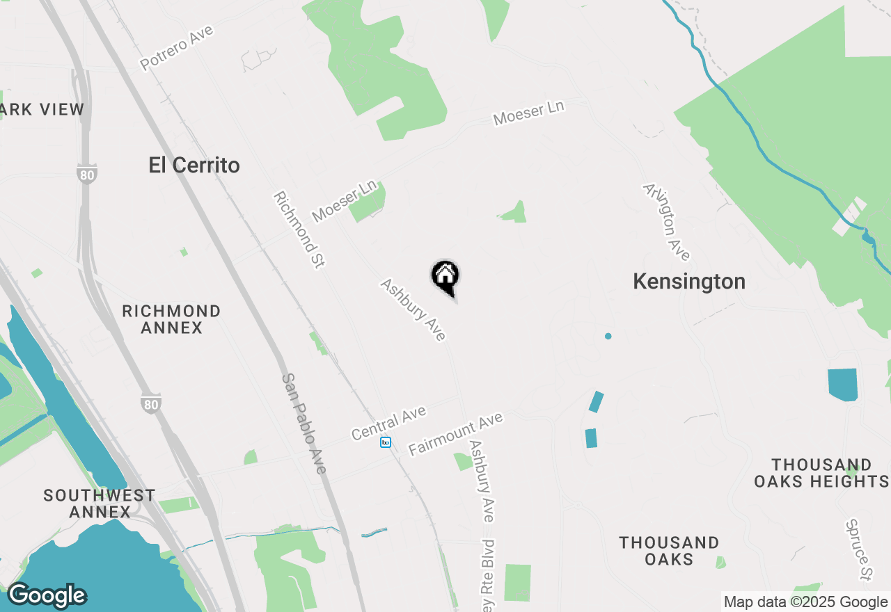 Map of 708 Pomona Ave, El Cerrito, CA 94530