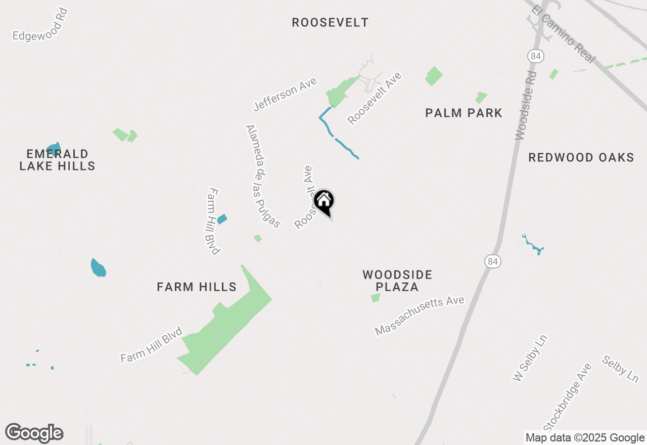 Map of 1250 Dewey Street, Redwood City, CA 94061