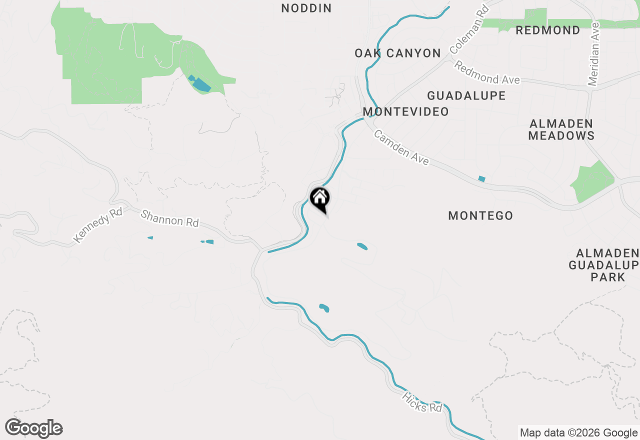 Map of 1808 Mulberry Creek, San Jose, CA 95120