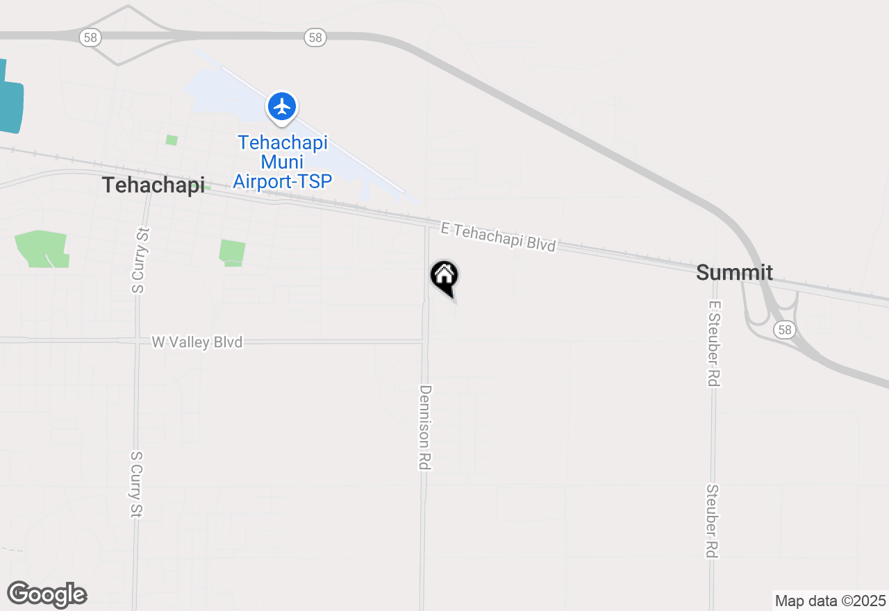 Map of 600 S Dennison Road #50, Tehachapi, CA 93561