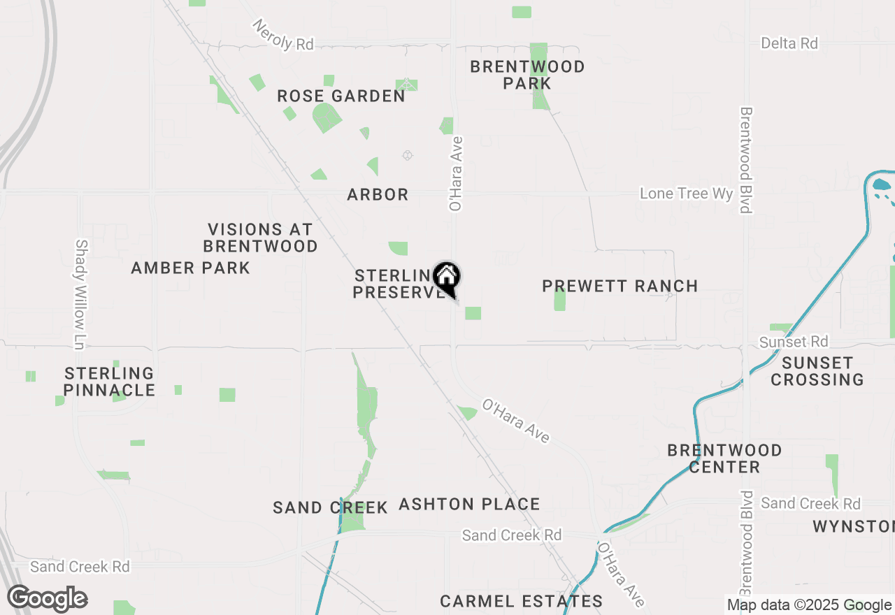 Map of 1027 Nighthawk Way, Brentwood, CA 94513