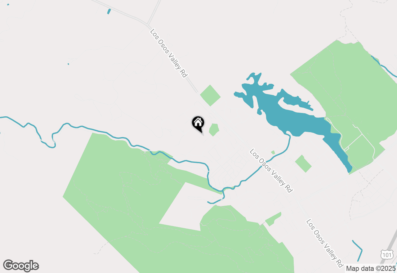 Map of 1730 De Anza Court, San Luis Obispo, CA 93405
