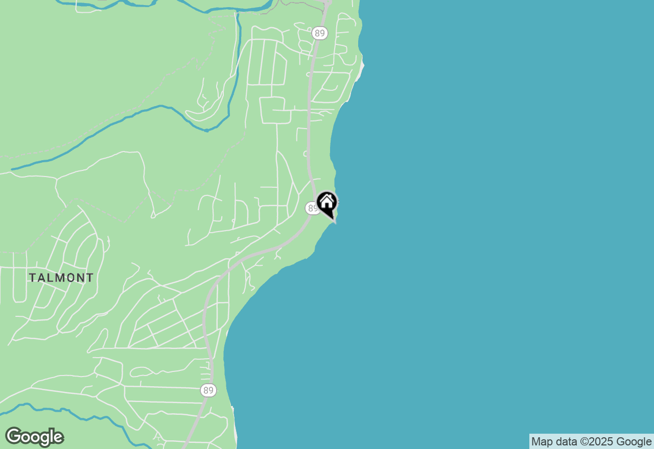 Map of 1250 + 1254 1254 Lake Boulevard, Tahoe City, CA 96145