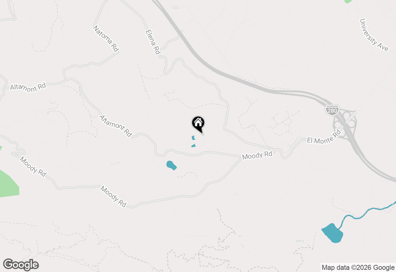 Map of 25900 Vinedo, Los Altos Hills, CA 94022