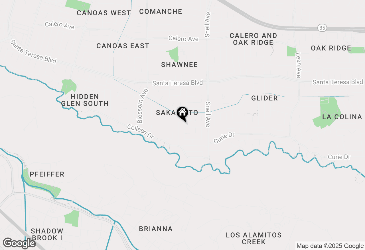 Map of 662 Cayuga Drive, San Jose, CA 95123