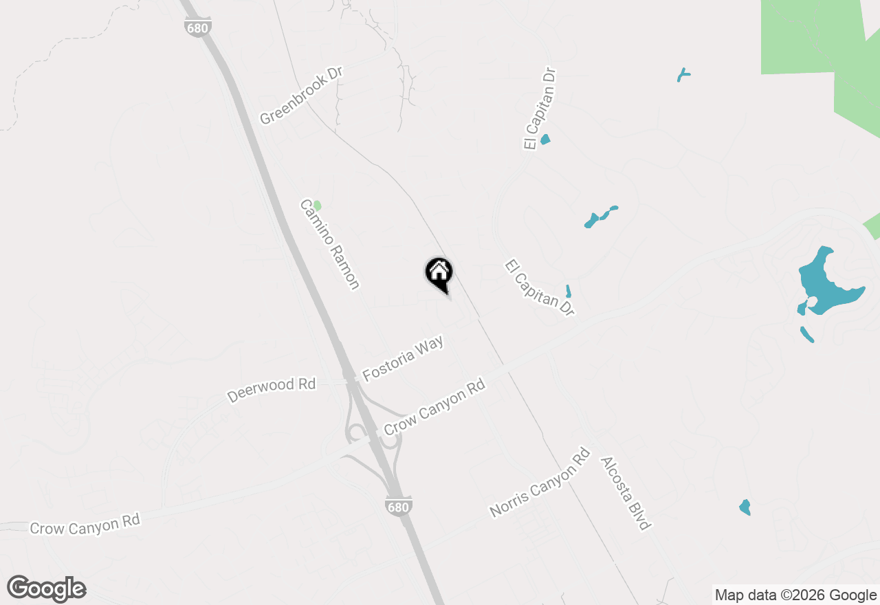 Map of 3000 Fostoria Circle, Danville, CA 94526