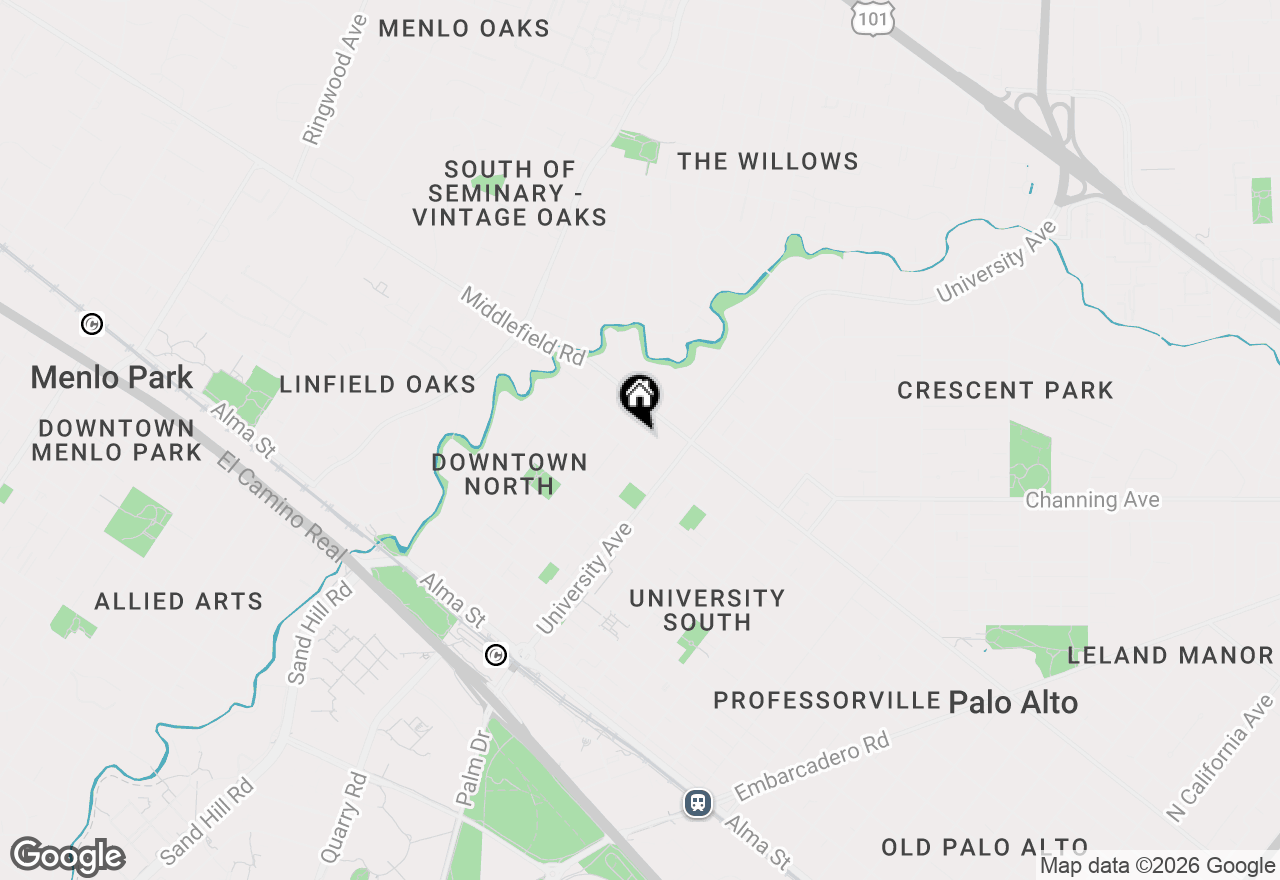 Map of 633 Lytton Avenue #5, Palo Alto, CA 94301