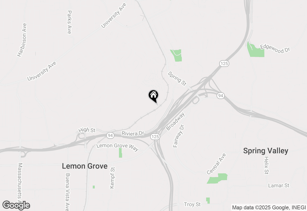 Map of 8248 High St, La Mesa, CA 91941