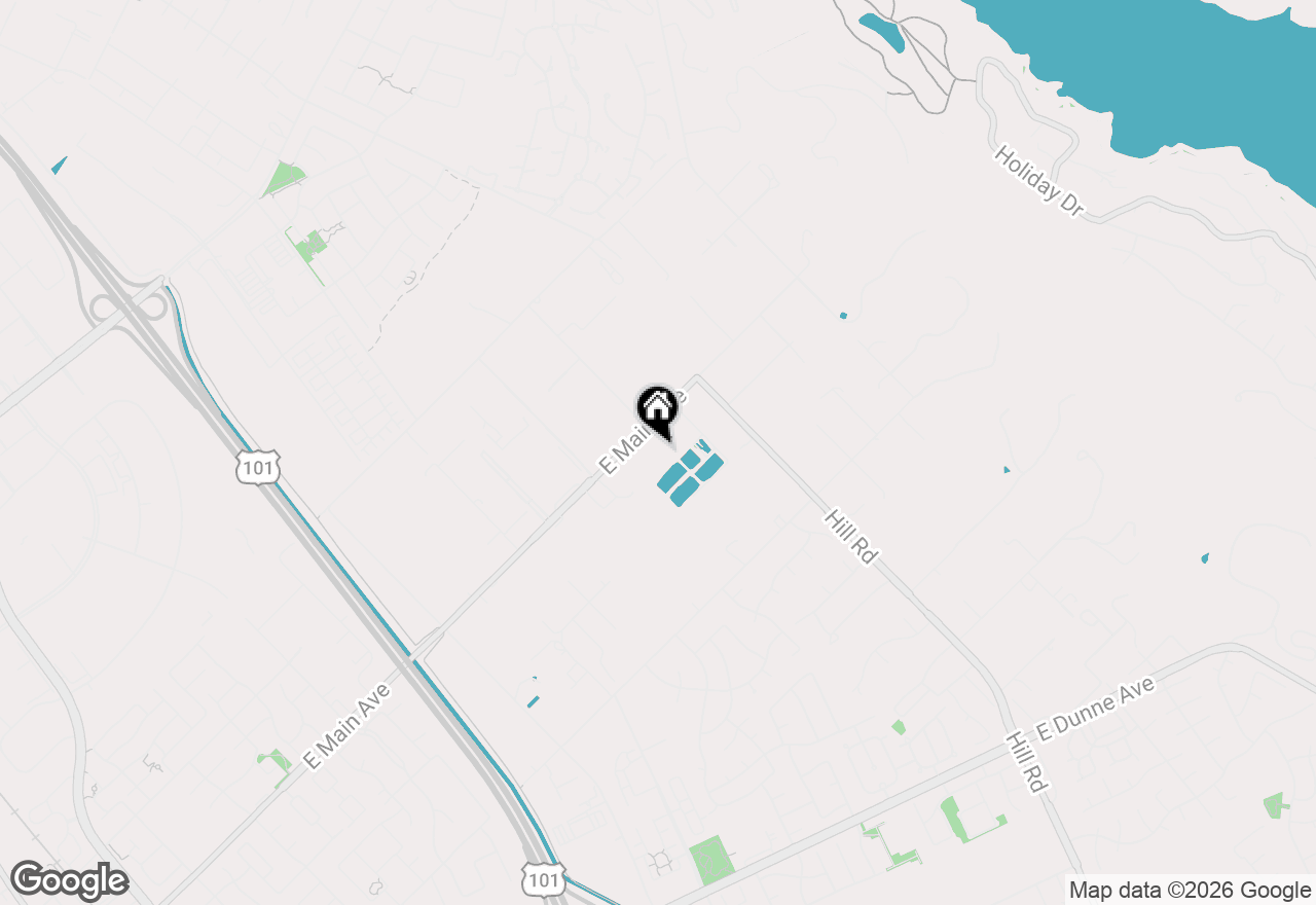 Map of 1680 E Main Avenue, Morgan Hill, CA 95037