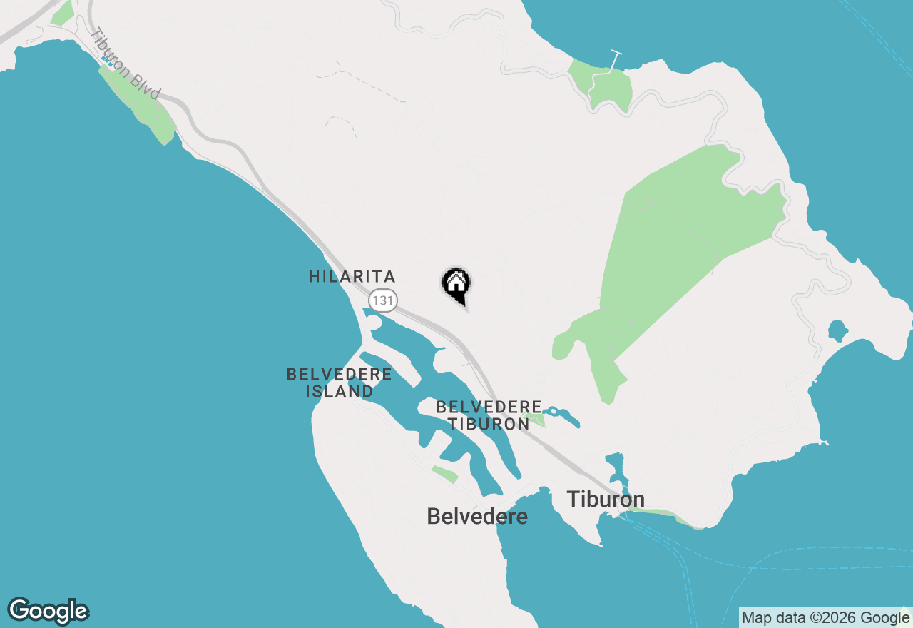 Map of 70 Neds Way, Tiburon, CA 94920