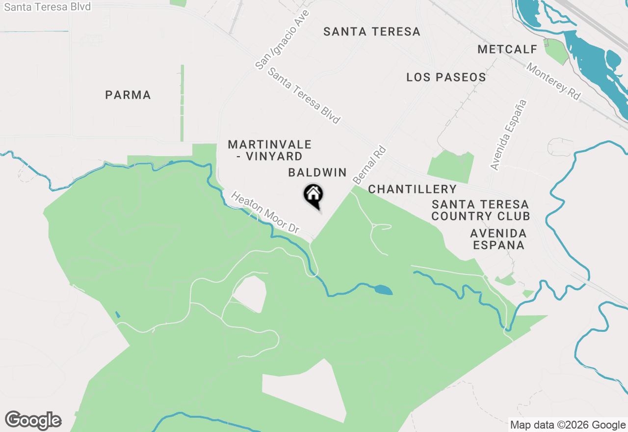 Map of 323 Burning Tree Drive, San Jose, CA 95119