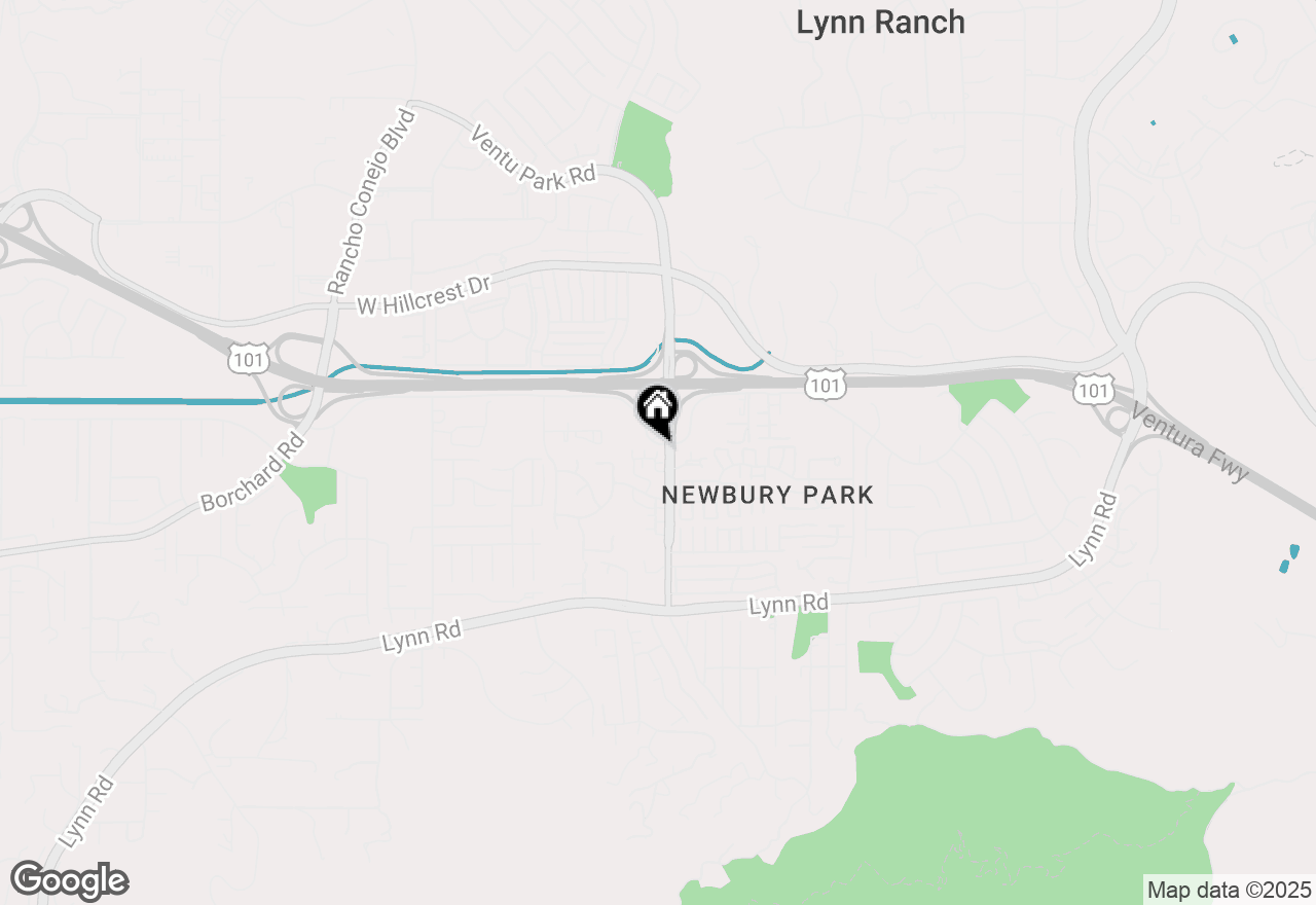 Map of 1521 Silver Shadow Drive, Newbury Park, CA 91320