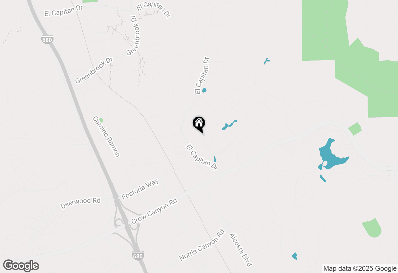 Map of 1961 Rancho Verde Cir W, Danville, CA 94526