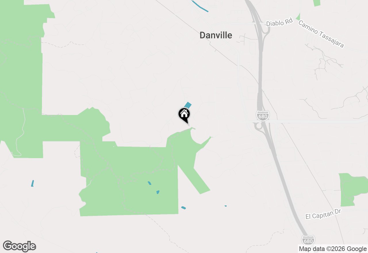Map of 221 Loch Lomond Way, Danville, CA 94526