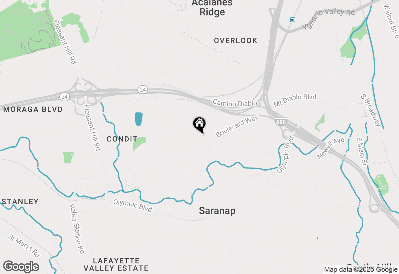 Map of 1220 Kendall Court, Walnut Creek, CA 94595