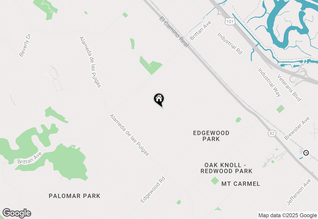 Map of 2130 Belmont Avenue, San Carlos, CA 94070