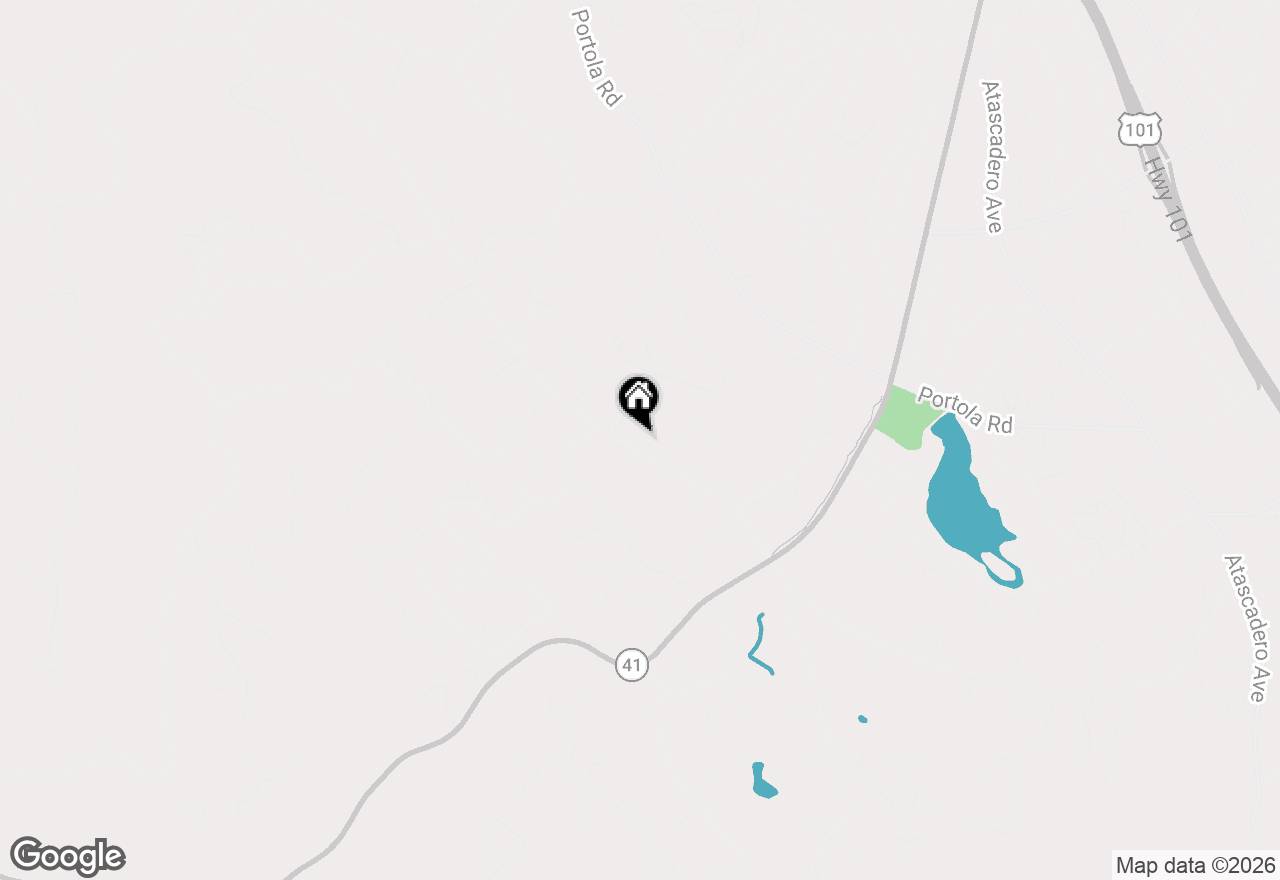 Map of 7295 San Gabriel Road, Atascadero, CA 93422