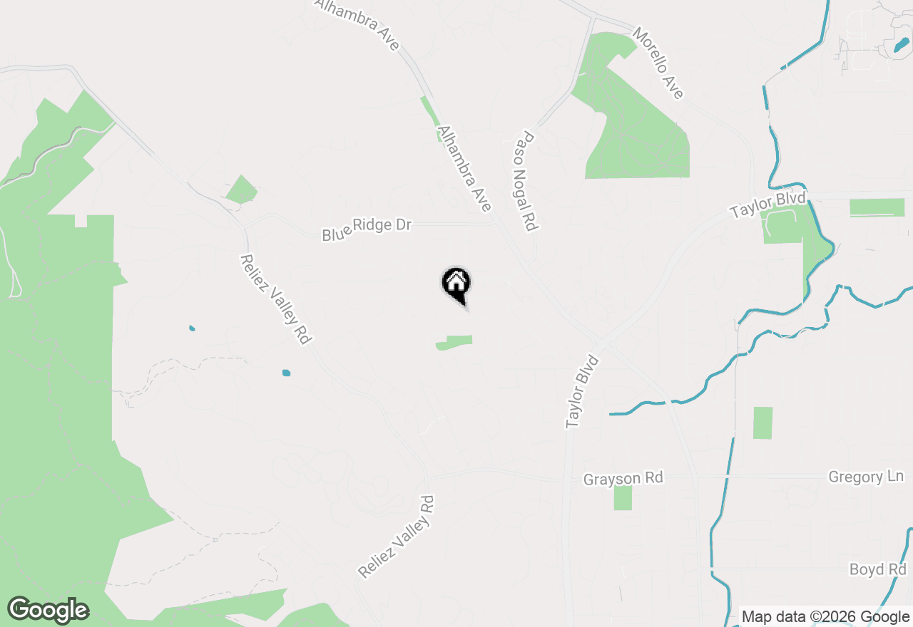 Map of 222 Donegal Way, Martinez, CA 94553