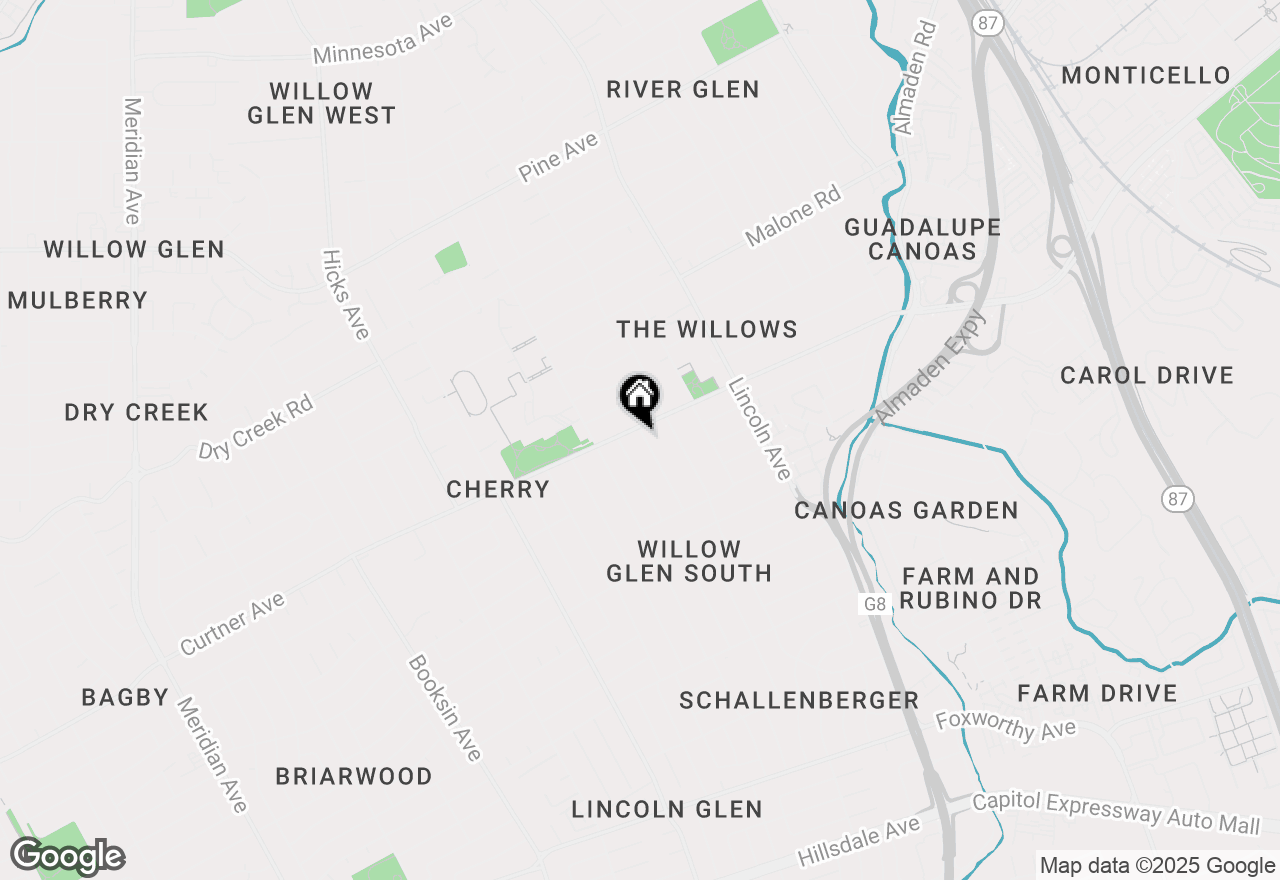 Map of 2265 Mazzaglia Avenue, San Jose, CA 95125