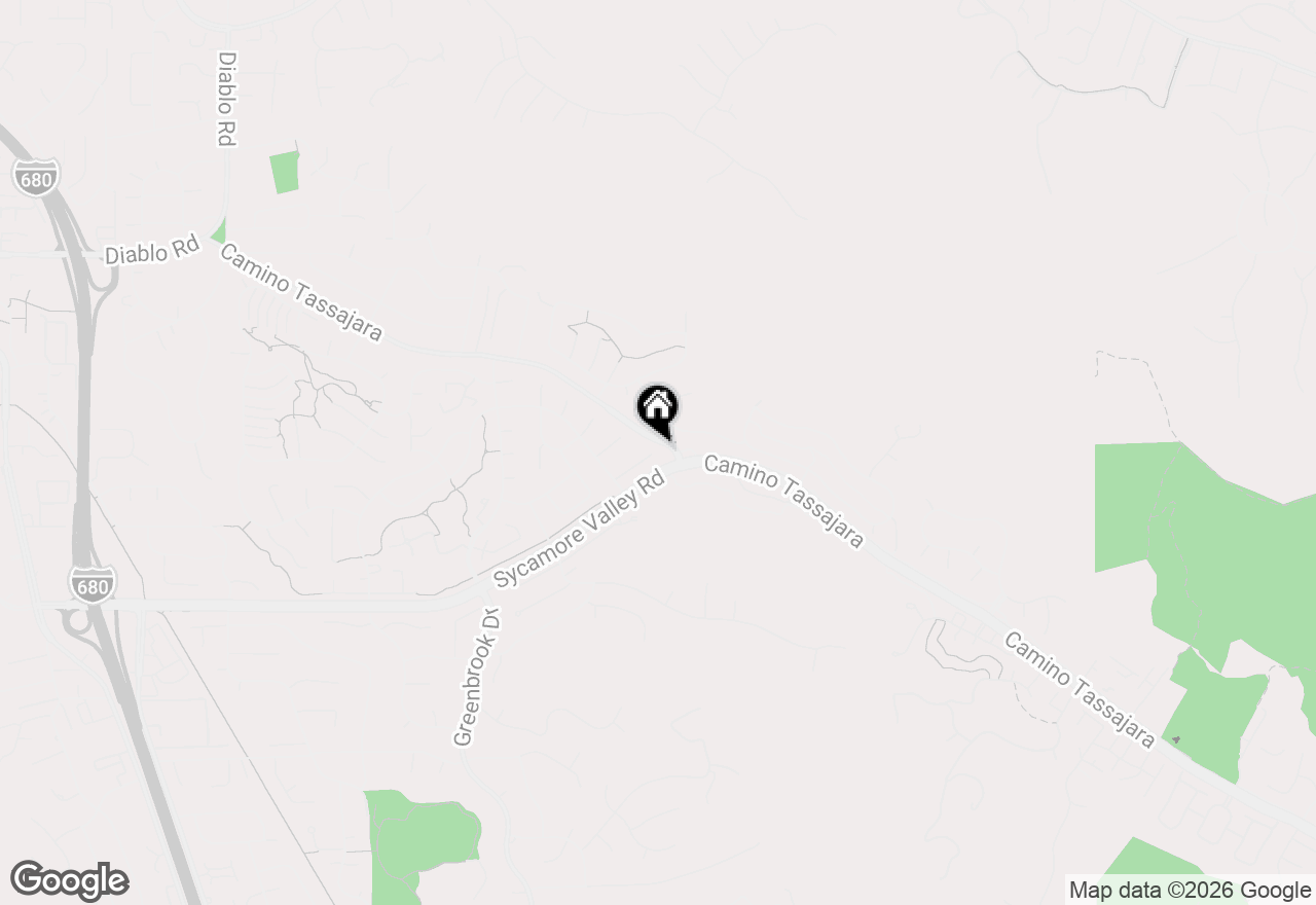 Map of 661 Derbyshire Place, Danville, CA 94526