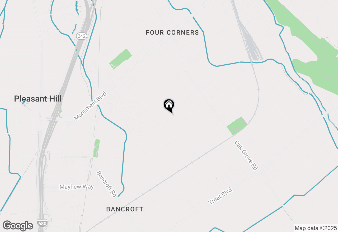 Map of 1751 Whitman Road, Concord, CA 94518