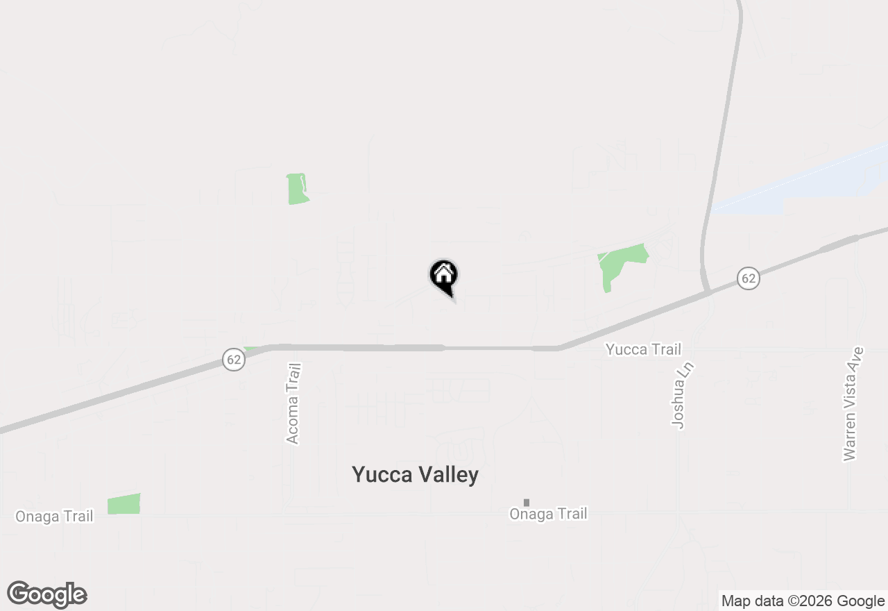 Map of 56524 Antelope Trail, Yucca Valley, CA 92284