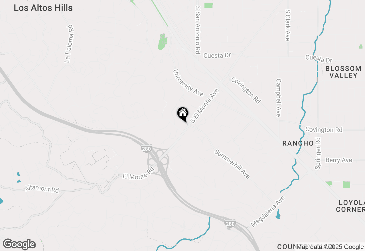 Map of 4 Bay Tree Lane, Los Altos, CA 94022