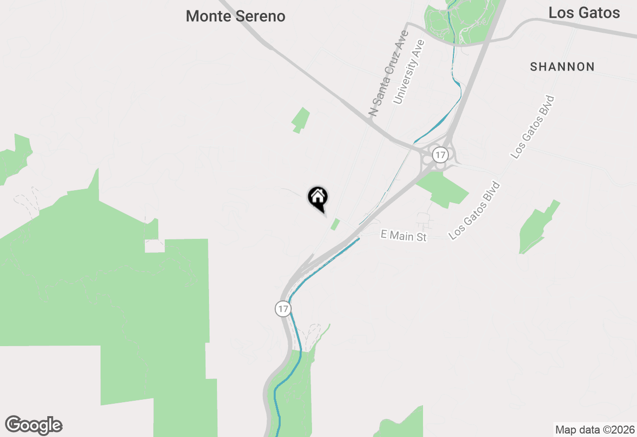 Map of 42 Broadway, Los Gatos, CA 95030