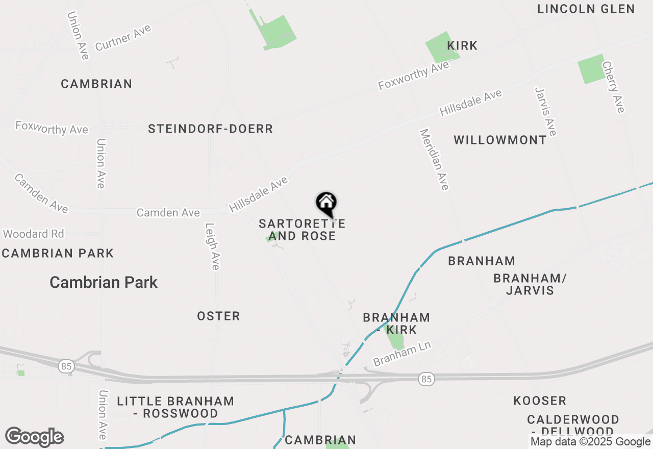 Map of 1756 Hallmark Lane, San Jose, CA 95124