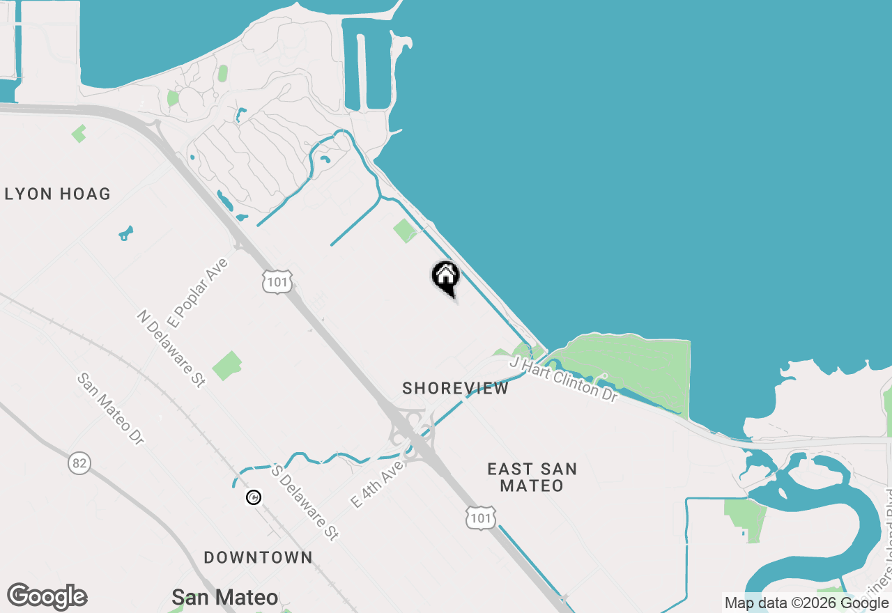 Map of 1639 Cypress Avenue, San Mateo, CA 94401
