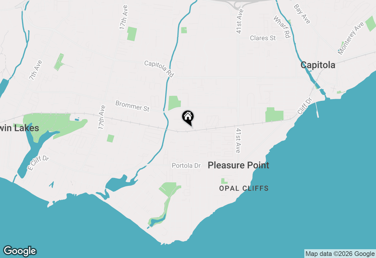 Map of 3021 Buckingham Lane, Santa Cruz, CA 95062