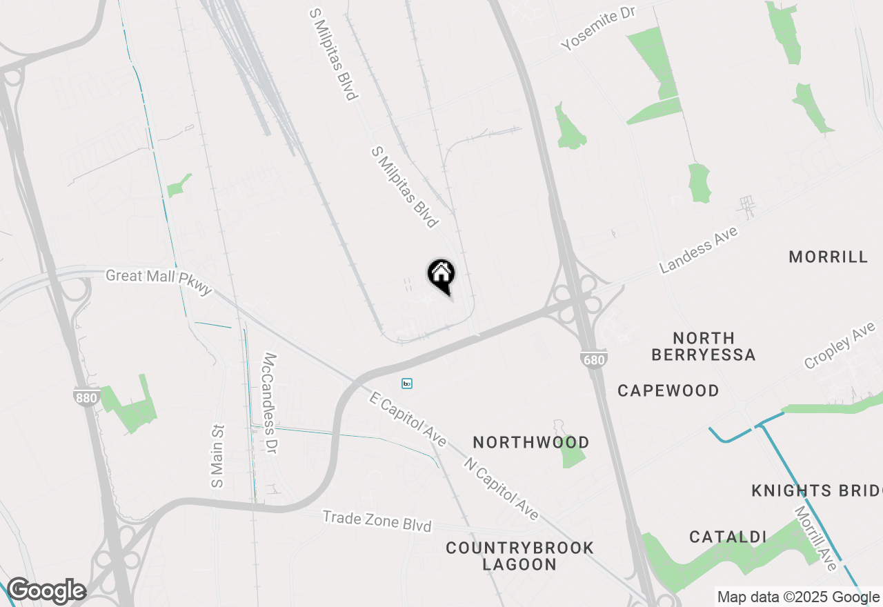 Map of 813 Garden Street, Milpitas, CA 95035