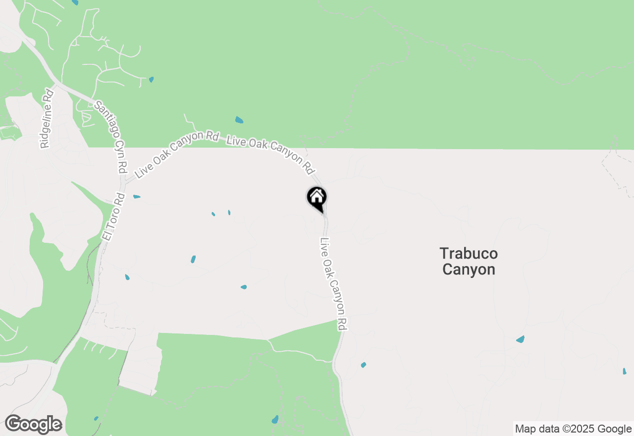 Map of 19387 Live Oak Canyon Road, Trabuco Canyon, CA 92679