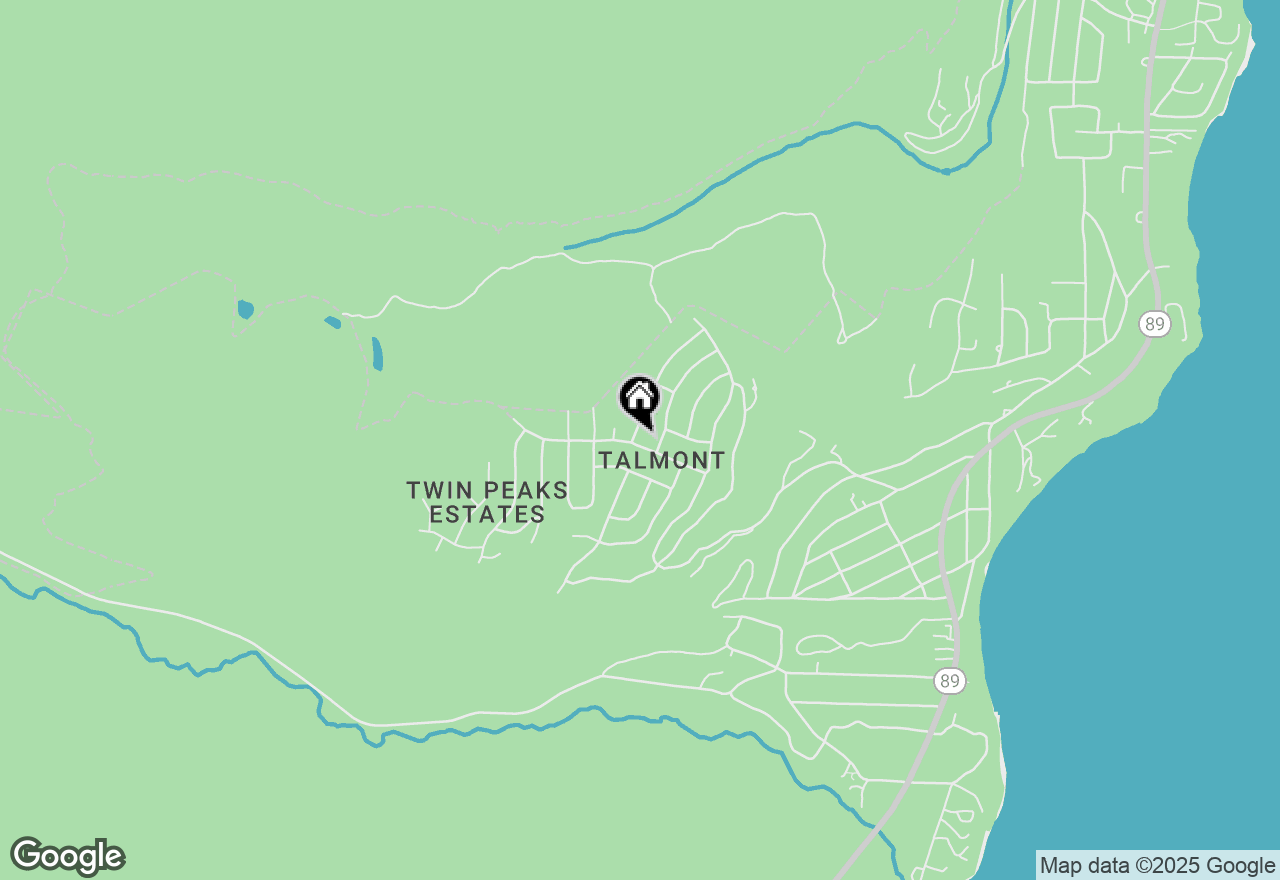 Map of 1900 Silver Tip Drive, Tahoe City, CA 96145