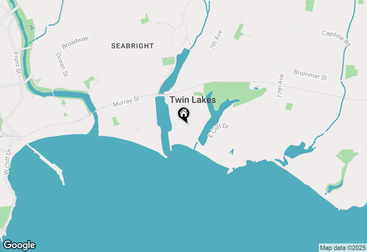 Map of 601 Bonnie Street, Santa Cruz, CA 95062