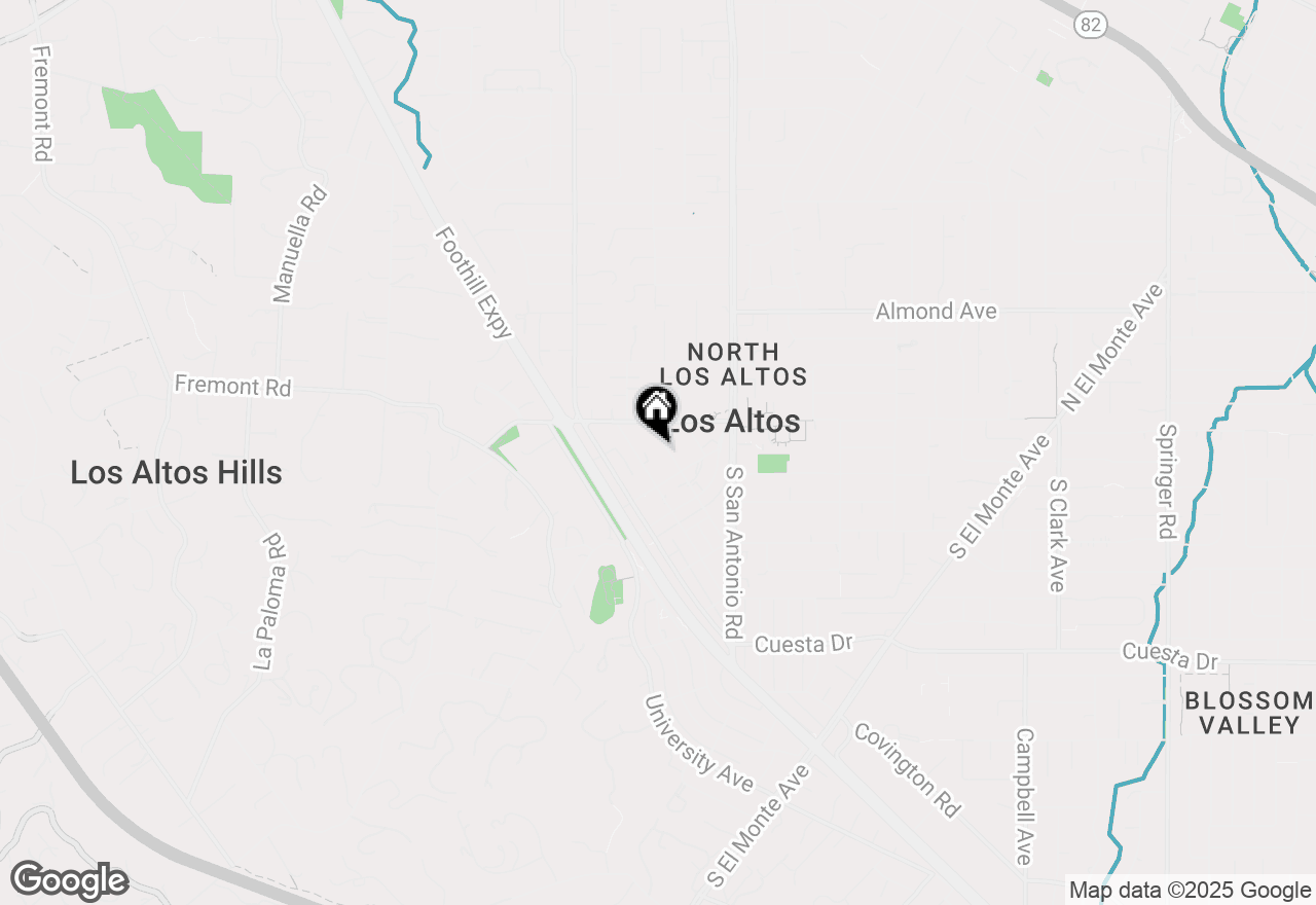 Map of 86 3rd Street #203, Los Altos, CA 94022