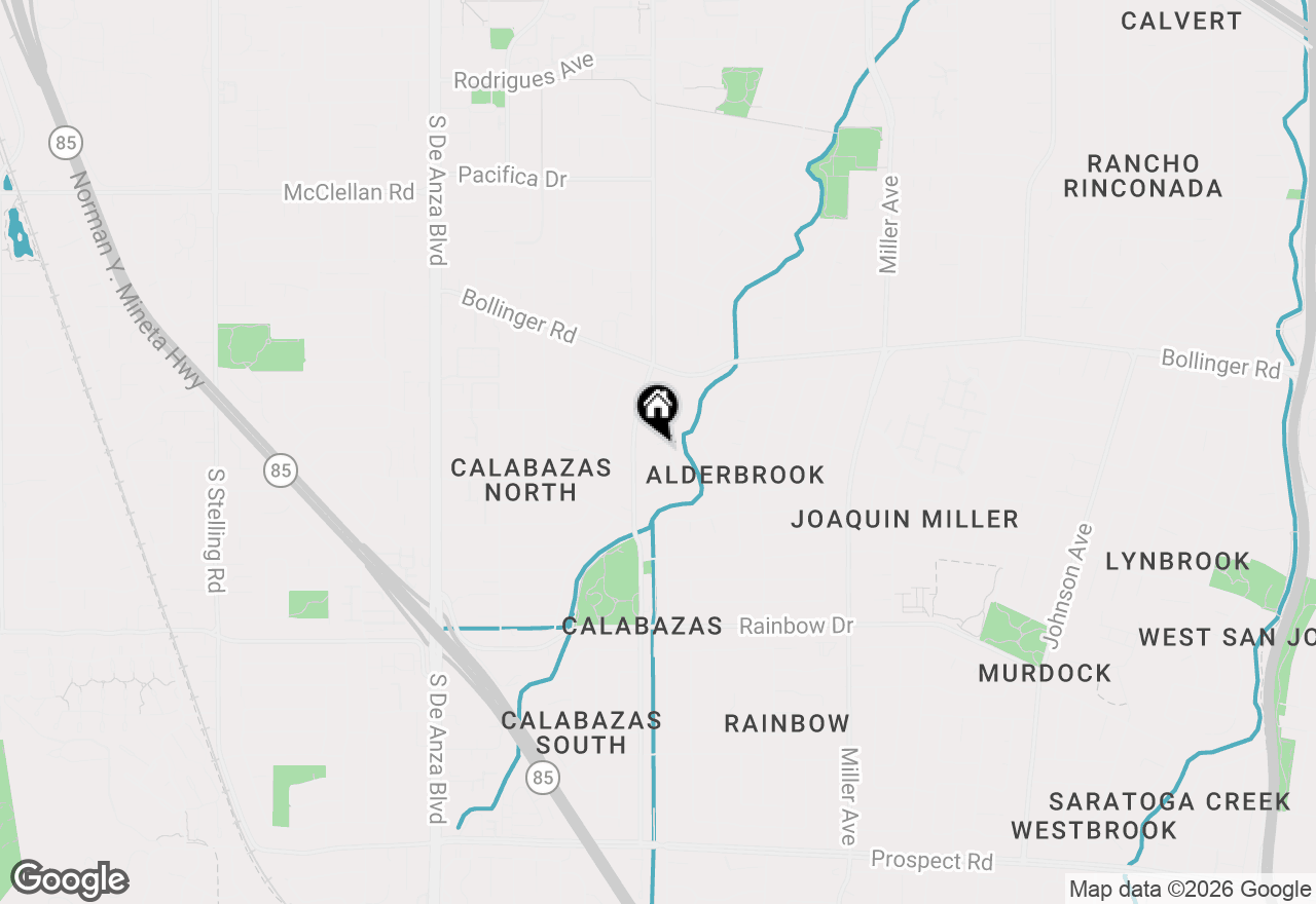 Map of 6758 Charlene Court, San Jose, CA 95129