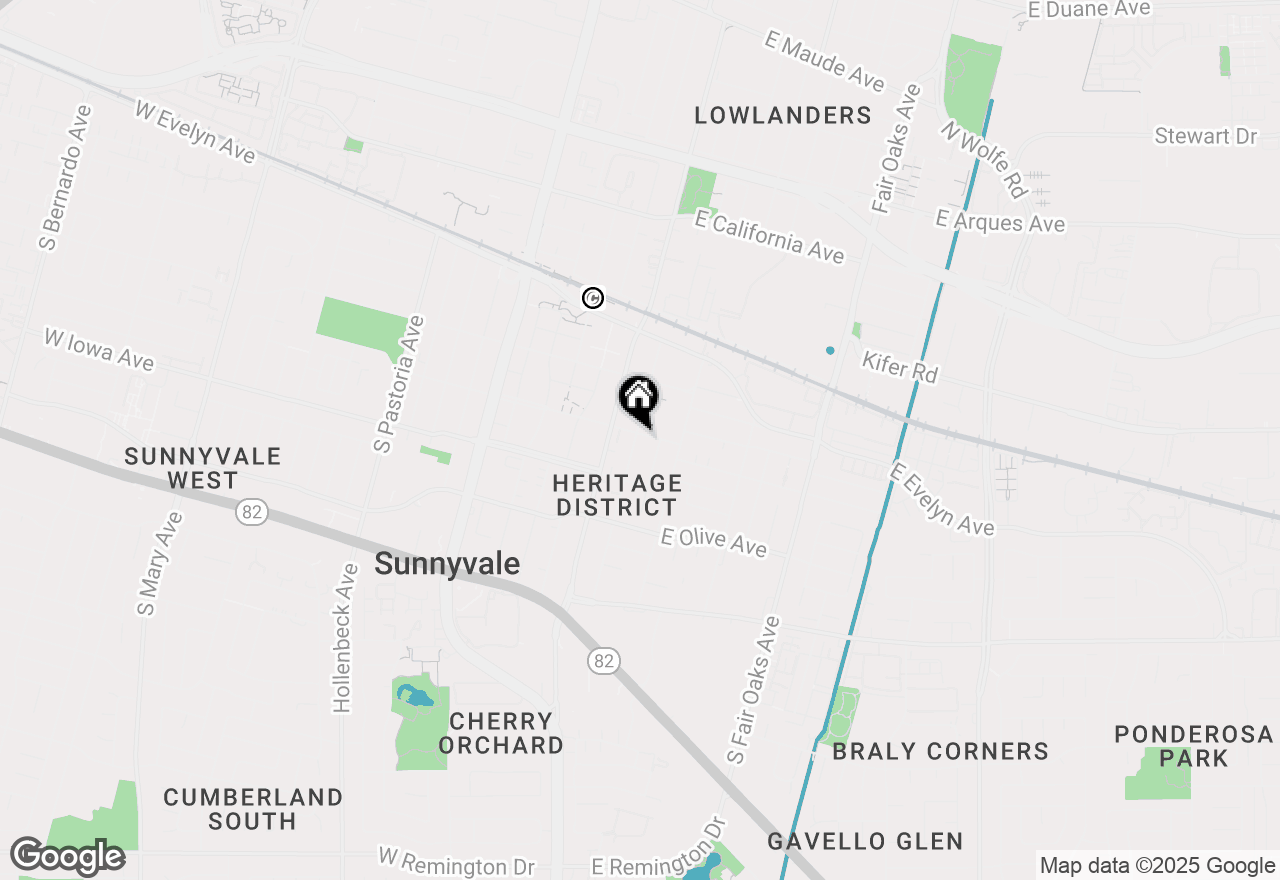 Map of 300 E Mc Kinley Avenue, Sunnyvale, CA 94086