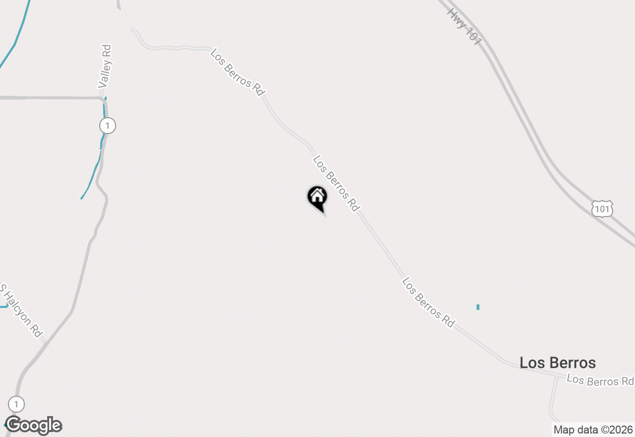 Map of 165 West El Campo Road, Arroyo Grande, CA 93420