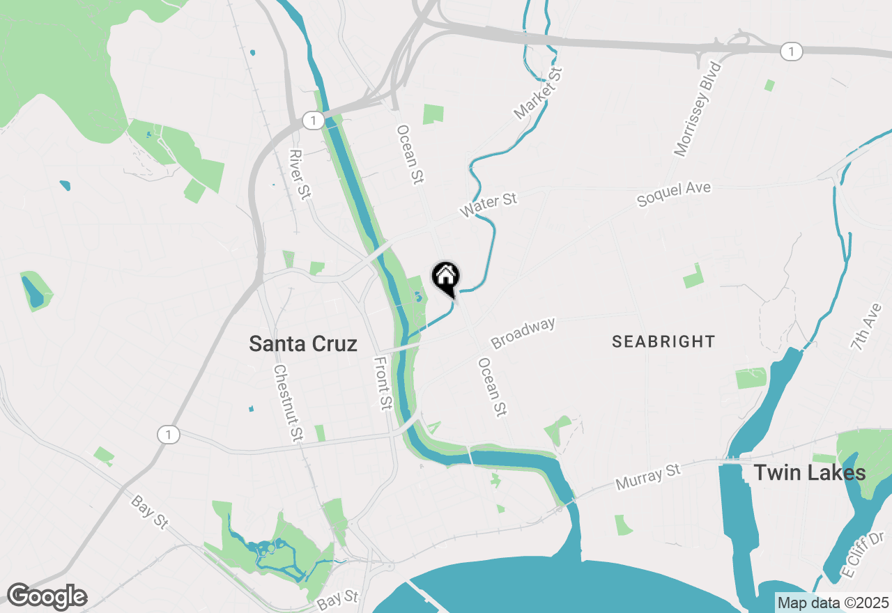 Map of 180 Dakota Avenue #D, Santa Cruz, CA 95060