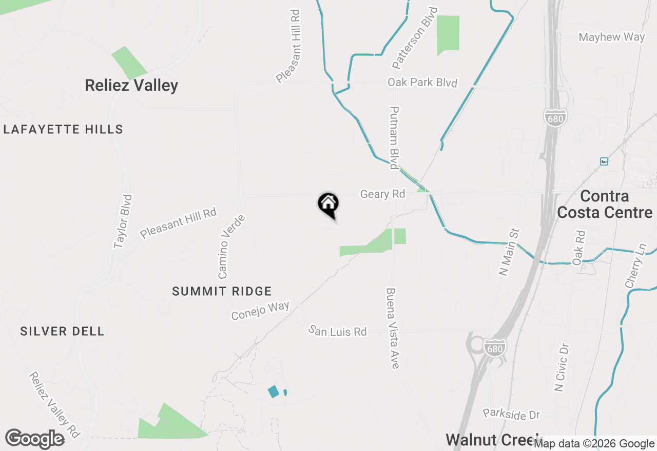 Map of 35 Harmony Ln, Walnut Creek, CA 94597