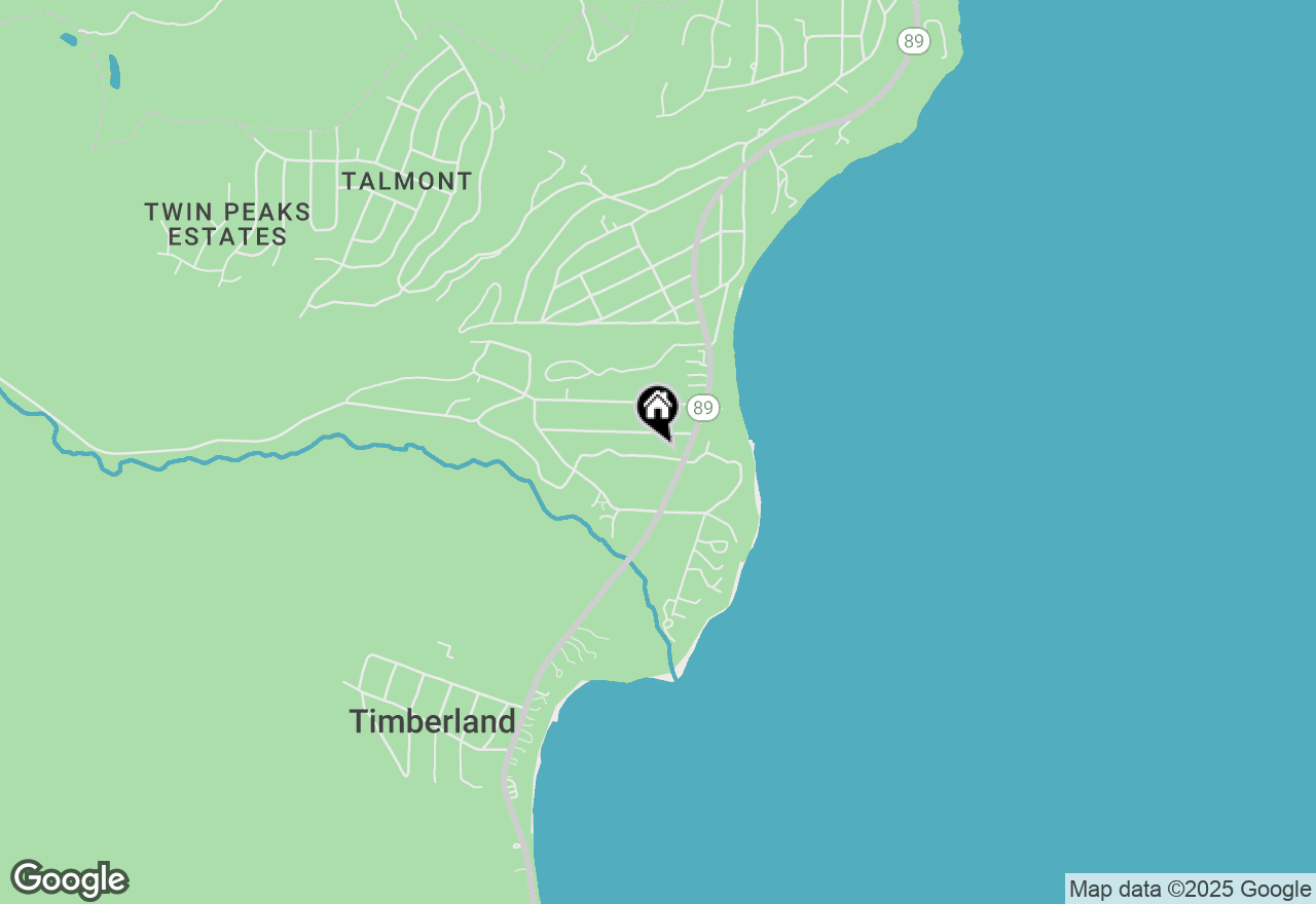 Map of 320 Chinquapin Lane, Tahoe City, CA 96145