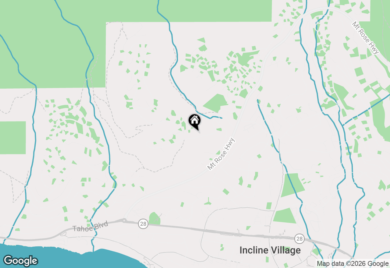 Map of 429 Valerie Court, Incline Village, NV 89451