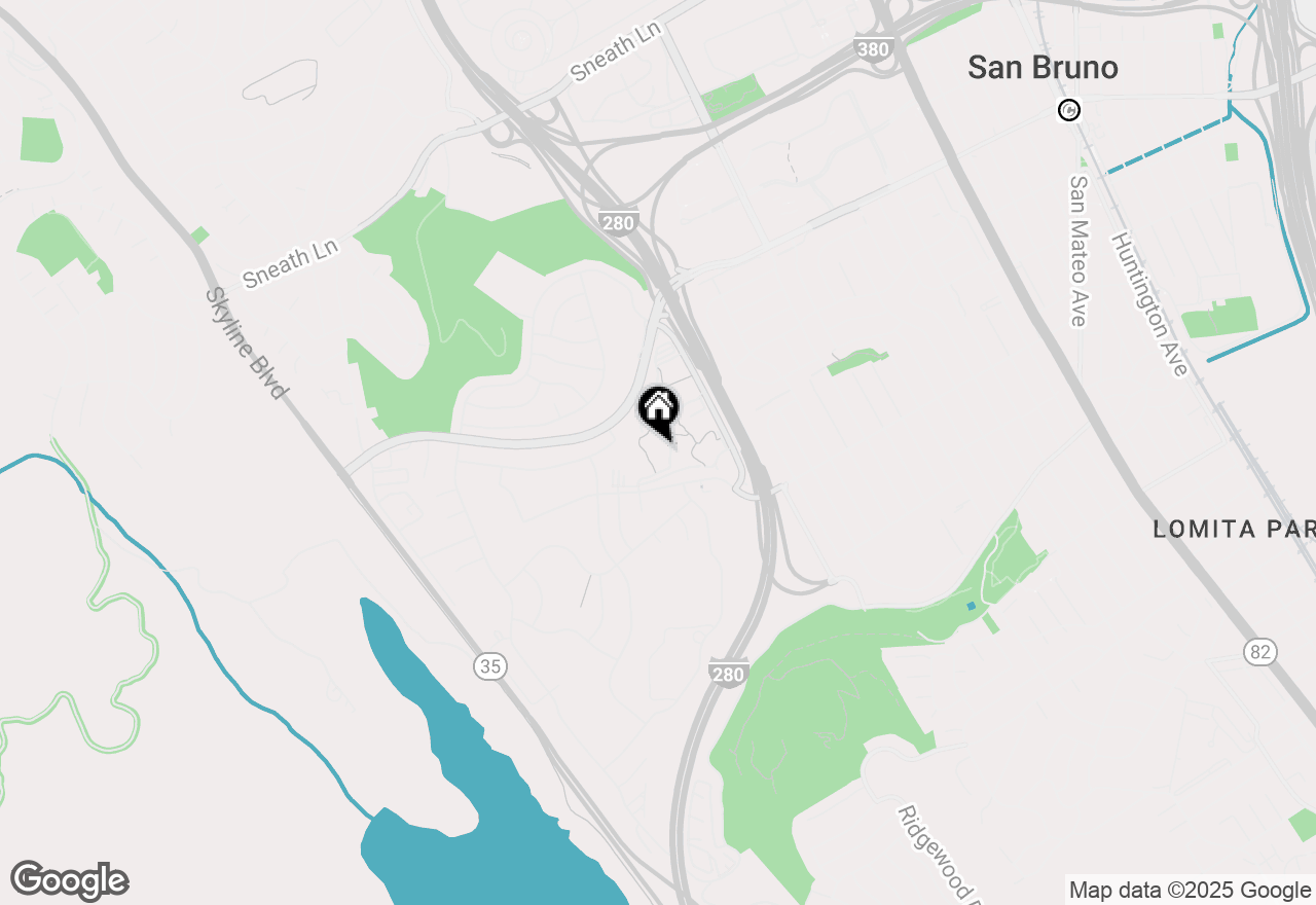 Map of 6348 Shelter Creek Lane, San Bruno, CA 94066