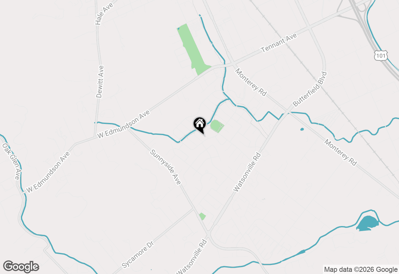 Map of 15640 La Sierra Court, Morgan Hill, CA 95037