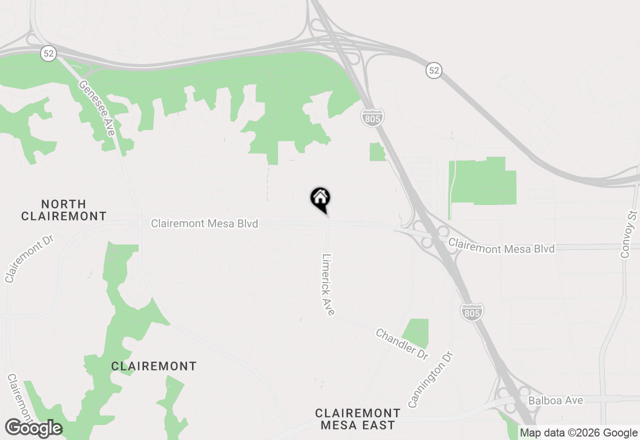 Map of 5170 Clairemont Mesa Boulevard, San Diego, CA 92117