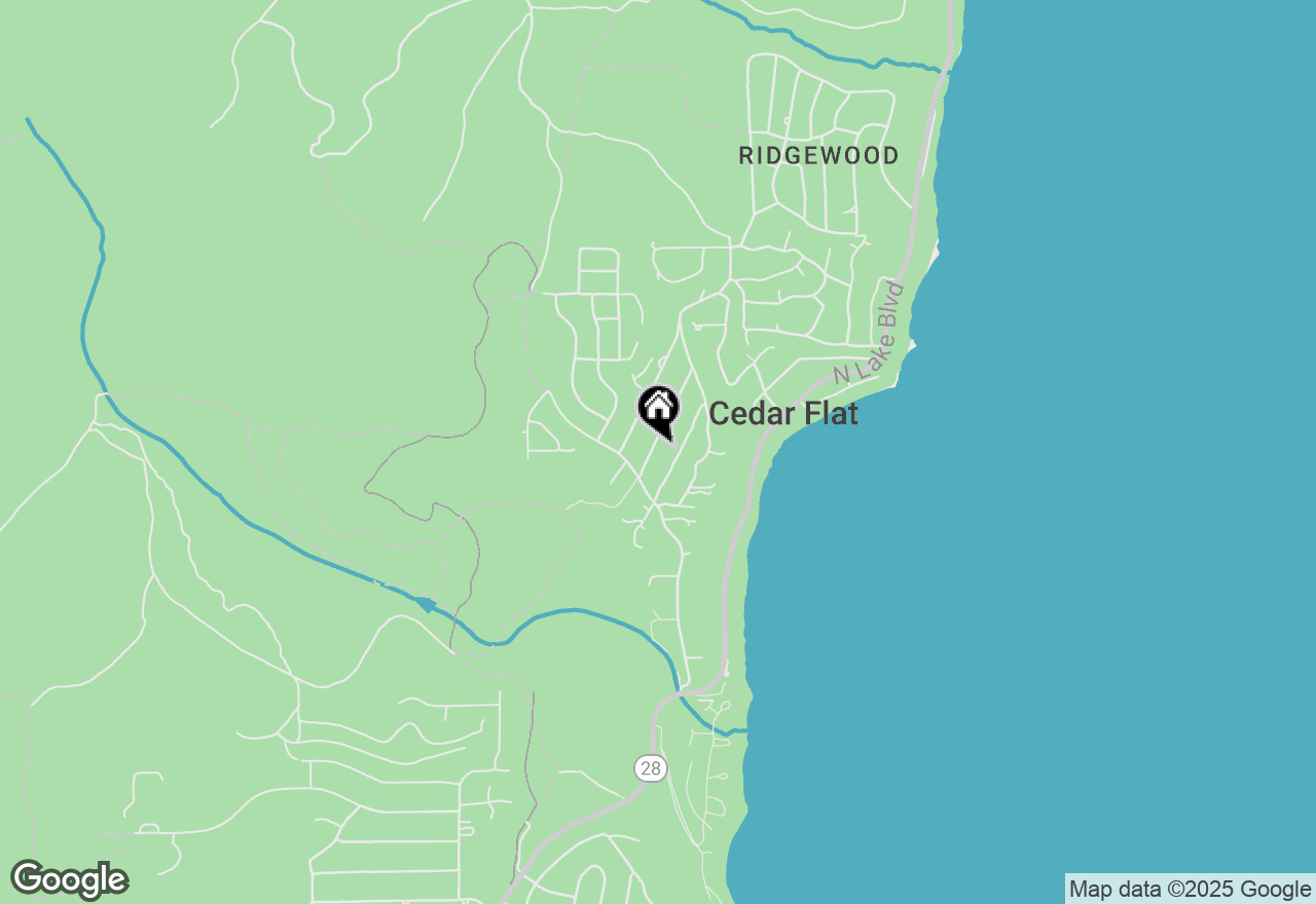 Map of 3830 Forest Road, Carnelian Bay, CA 96140