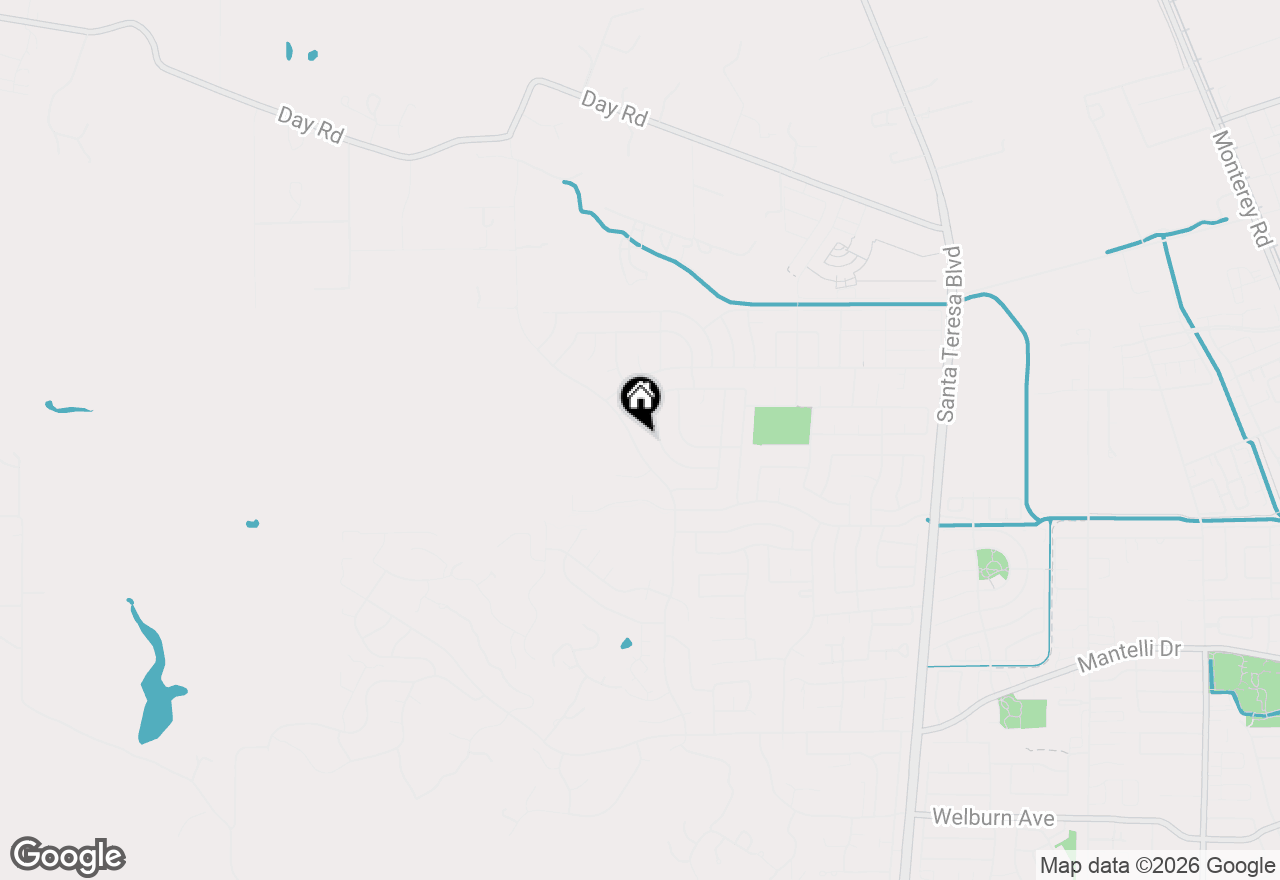 Map of 9520 Rancho Hills Drive, Gilroy, CA 95020